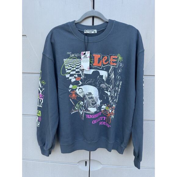 Daydreamer X Lee Highest Quality Sound Boyfriend Crew Sweatshirt Sz S NWT 90’s - Picture 2 of 16